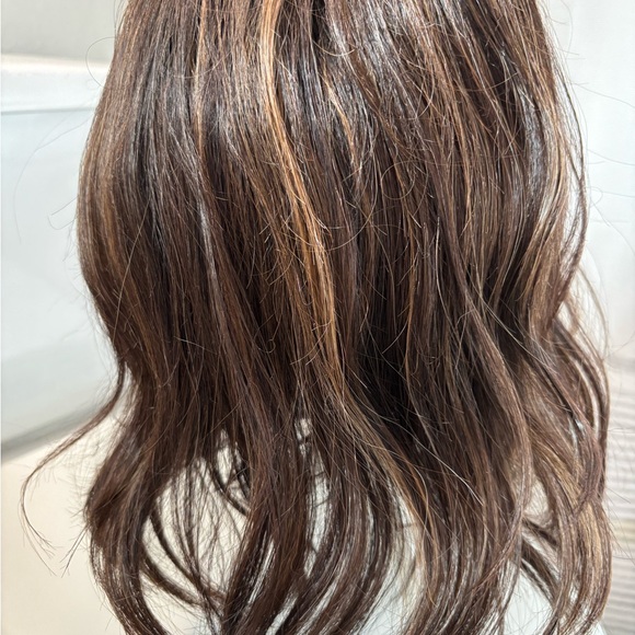 Brown Wavy Hair Wig - Picture 3 of 3